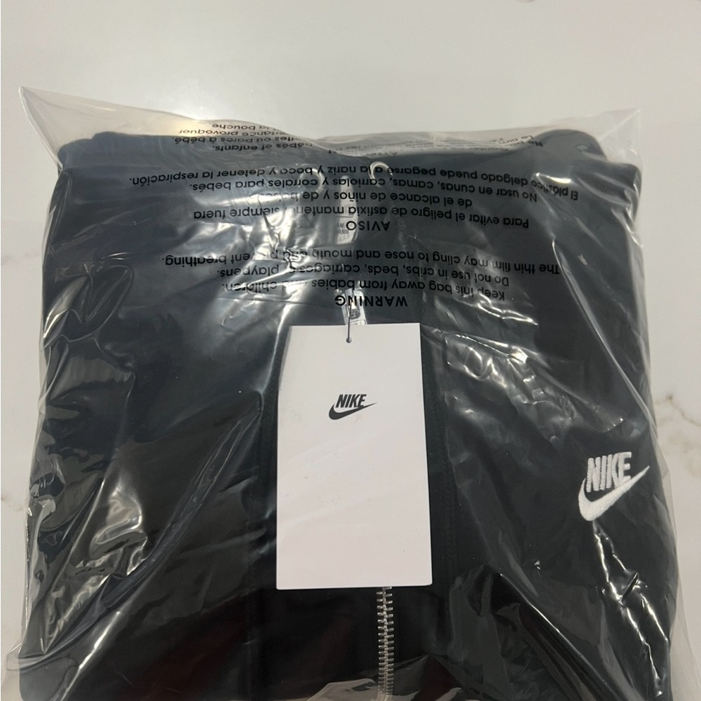 NWT Nike Black zip up Hoodie